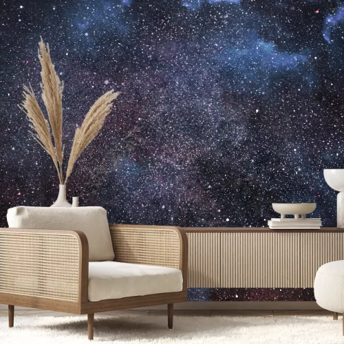 Sticker Weltraum gefüllt mit Tausenden von hellen Punkten