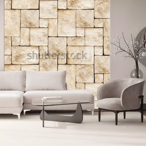 Fototapete Geometrische helle Schiefer