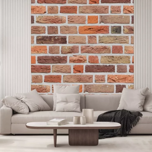 Fototapete Mauersteine in Amsterdamer Gasse