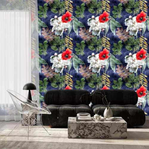 Tapete Farben der Wiese