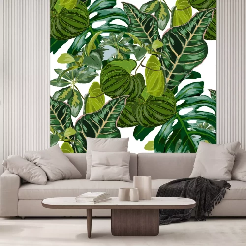 Fototapete Grünes Motiv mit Natur