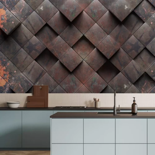 Sticker 3D-Textur im Industriestil