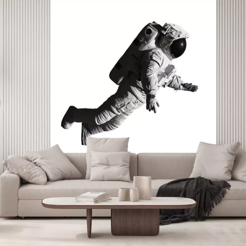 Sticker Astronaut im Raumanzug Schwerelosigkeit