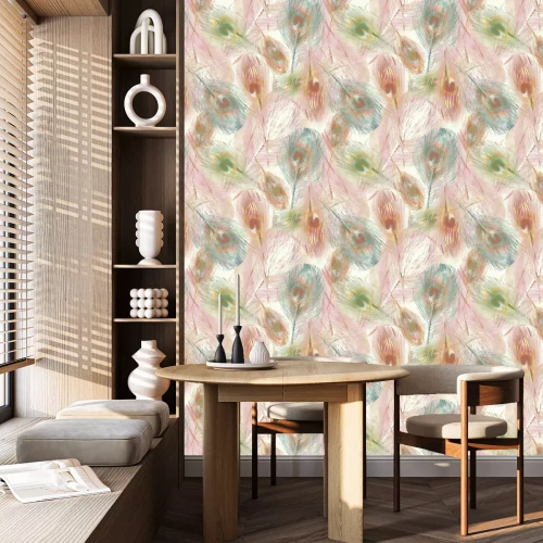 Tapete Feather Seamless Pattern