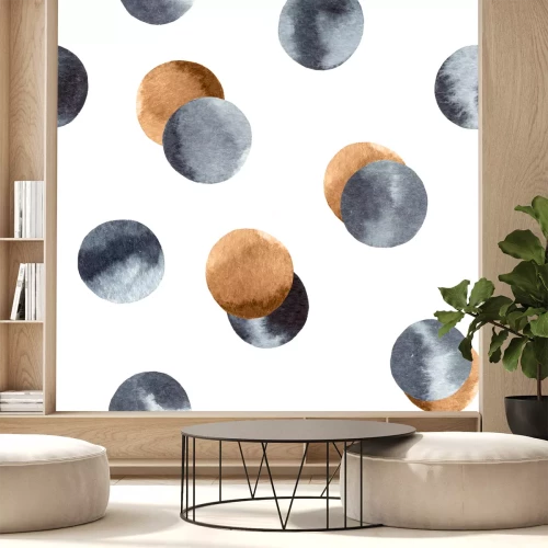 Sticker Aquarellpunktmuster