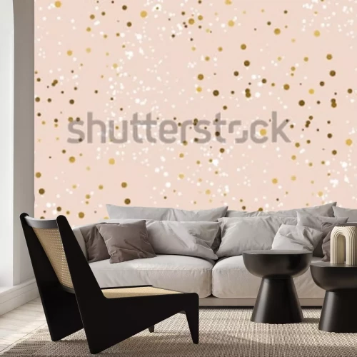 Sticker Muster-Vektorillustration des Luxusschnees blasse Farbnahtlose für Winterfeier. Abstraktes Motiv des neuen Jahres für Hintergrund, Packpapier, Gewebe, Oberflächendesign, Druck und Netz.