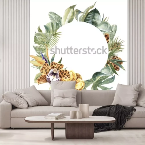 Sticker Gefleckte Orchidee