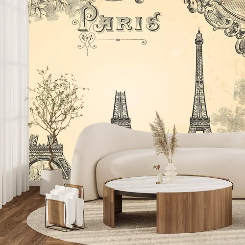 Sticker Construction de la Tour Eiffel