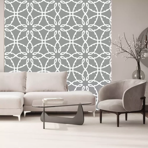 Sticker Muster. Dekorative Tapete im gotischen Stil. Vektorillustration