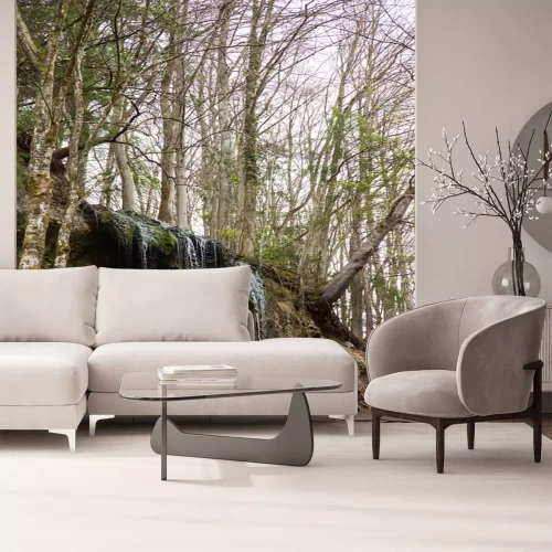 Sticker Vector nahtlosen Patchworkhintergrund von den dunkelblauen und weißen Verzierungen, von den geometrischen Mustern, von den stilisierten Blumen und von den Blättern