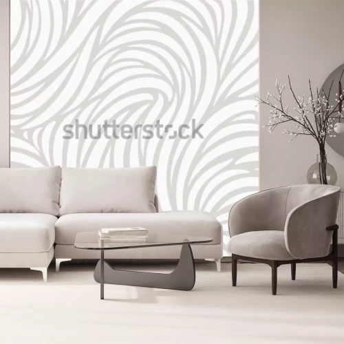 Sticker Graues abstraktes Muster