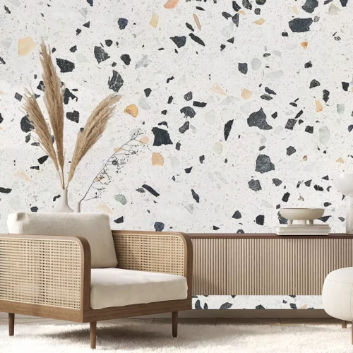 Fototapete Muster mit grauen Steinen