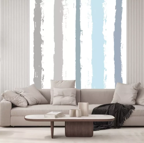 Sticker Farbstreifenmuster. gestreifter grafischer Hintergrund des Vektors. Tintenpinselstriche. Grunge-Streifen, trendige Hipster-Bürstenlinie. Linien Hintergrund Textur