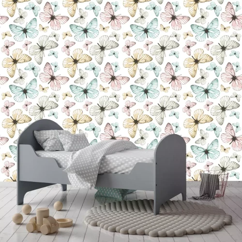 Tapete Minimalistische Schmetterlinge