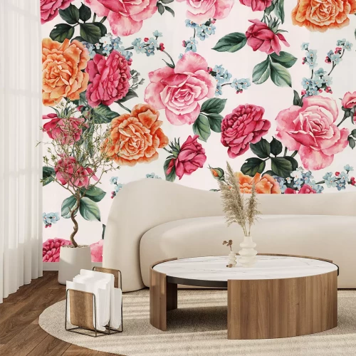 Sticker Englische Rosen in verschiedenen Farben