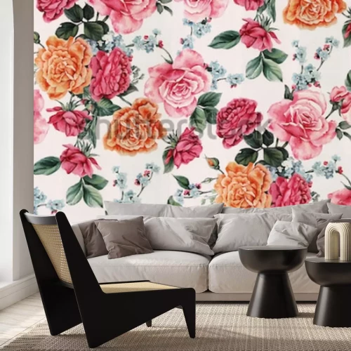 Sticker Englische Rosen in verschiedenen Farben