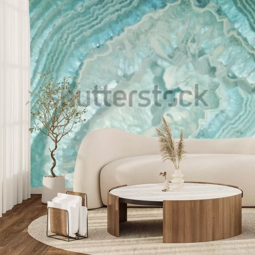 Fototapete Himmelblauer Achat