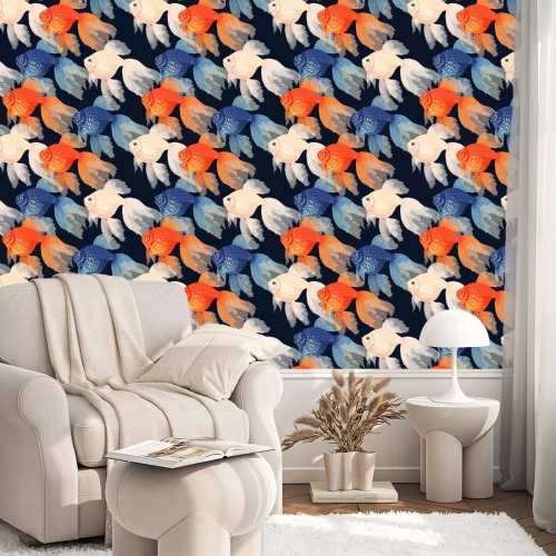 Tapete Bunte große Fische