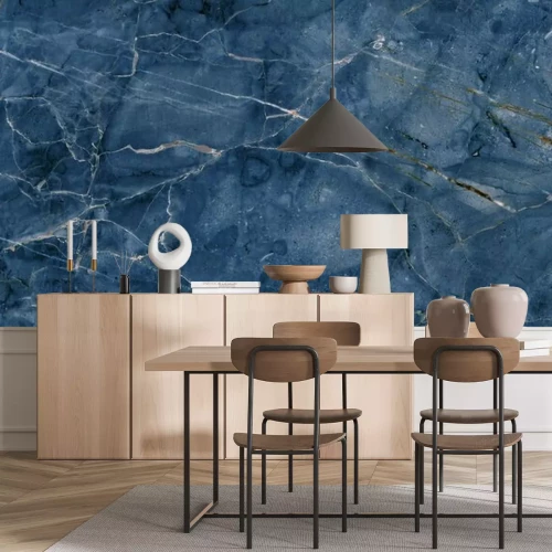 Fototapete Textur aus blauem Stein