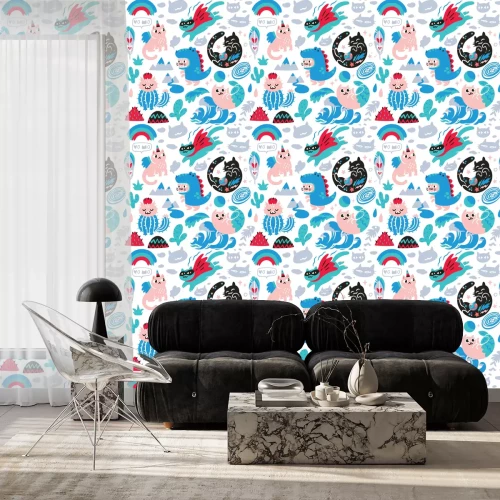 Tapete Katzen-Superheld