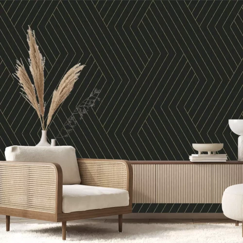 Fototapete Gestreifter geometrischer Hintergrund