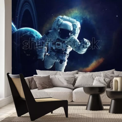 Fototapete Weltraum und Astronaut