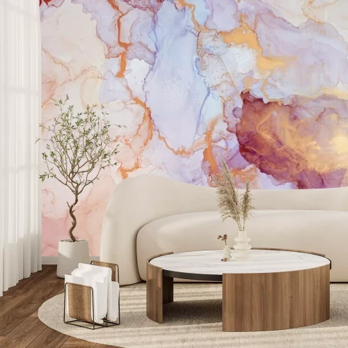 Fototapete Bunte Marmorwolken