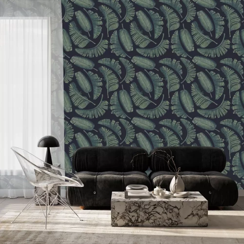 Tapete Gerollte Bananenblätter