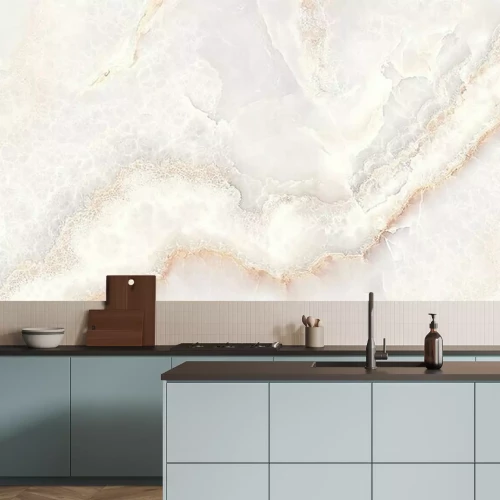 Fototapete Feiner Marmor in Beigetönen