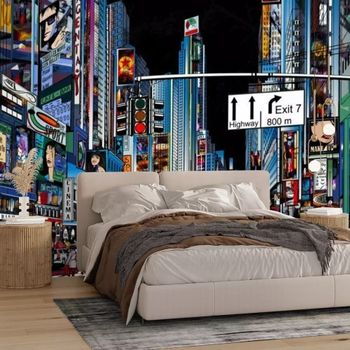 Fototapete Straße in New York City