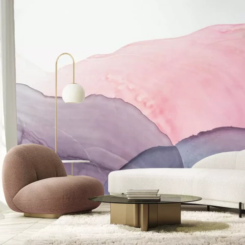 Fototapete Abstraktes Aquarell-Muster