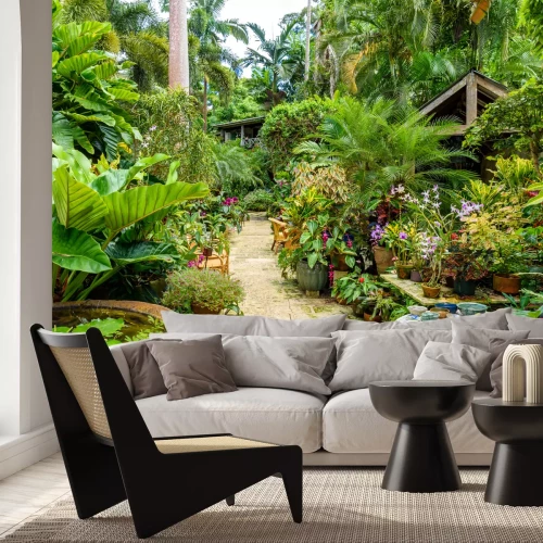 Fototapete Natur im botanischen Garten