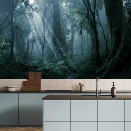 Fototapete Tropischer dichter wald