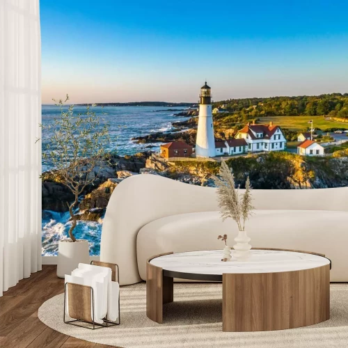 Fototapete Portland Head Leuchtturm