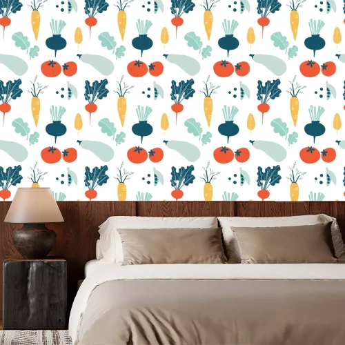 Tapete Gemüse nach skandinavischer Art