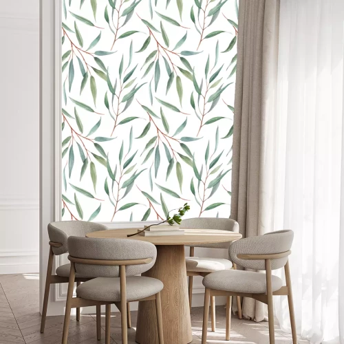 Tapete Australisches Blumenvektormuster des Aquarells