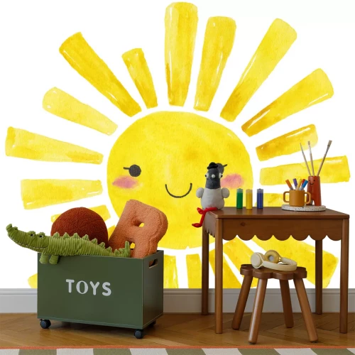 Sticker Fröhlicher Sonnenschein