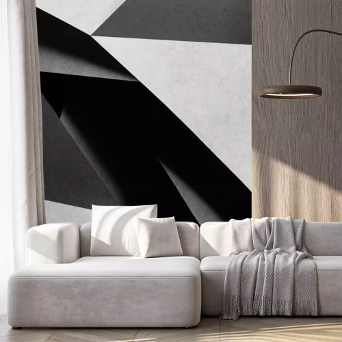 Sticker Geometrische Formen in Grau