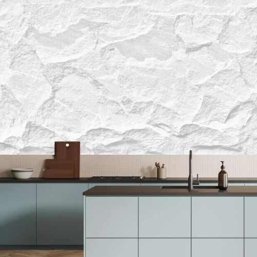 Fototapete Weiße Steinmauer