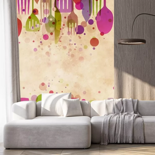 Sticker Schöner Essen und Trinken Hintergrund