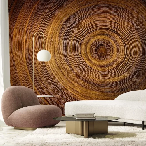 Sticker Textur des geschnittenen Holzes