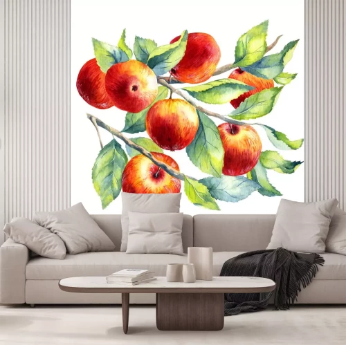 Sticker Aquarell Apfelbaum