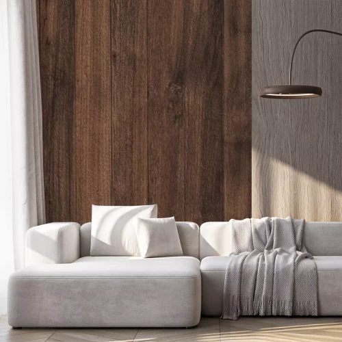 Sticker Dunkle Holztextur