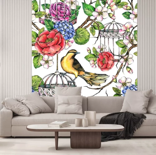 Sticker Käfige auf dem Baum