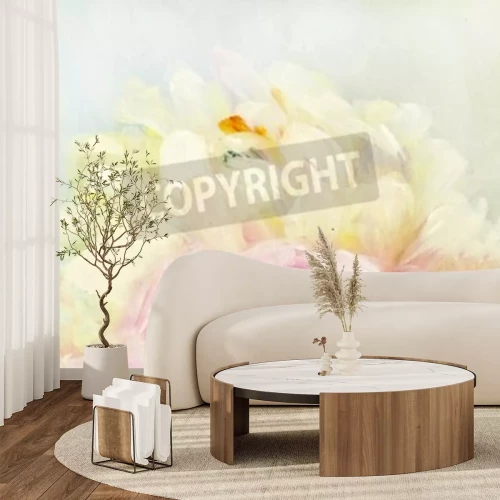 Fototapete Ölpfingstrosen