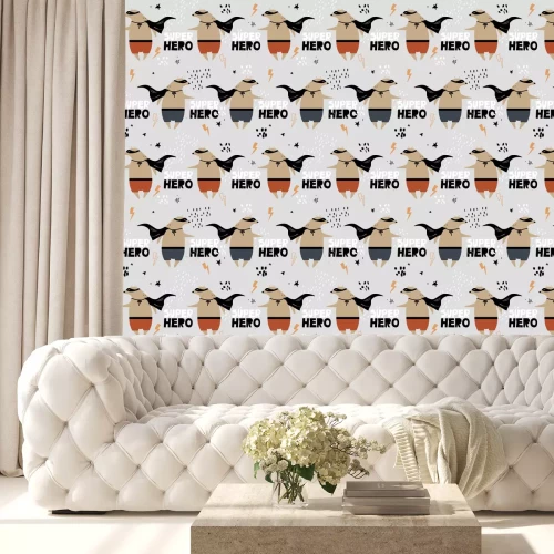 Tapete Superheld Bärchen