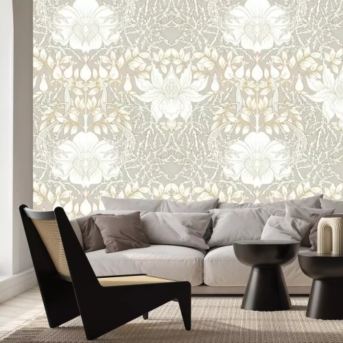 Fototapete Stilvolles Retro-Nouveau-Muster