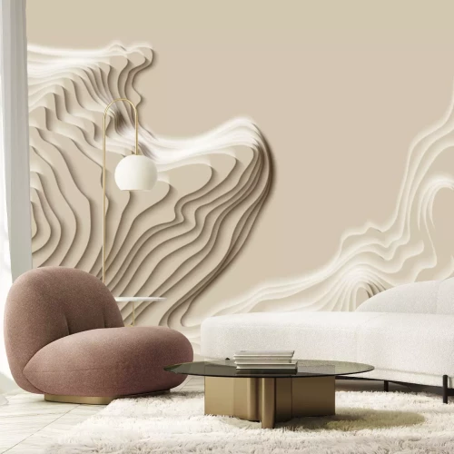 Sticker 3D-Oberfläche, inspiriert von Ebenen auf einer Landkarte