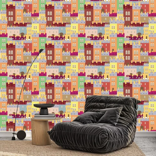 Tapete Vektor Hintergrund der Stadt