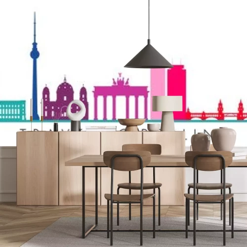 Sticker Berlin city skyline